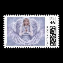 Winter Moon Angel stamps