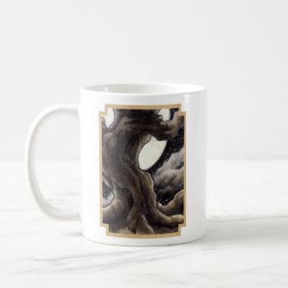 Winter moon mug mug