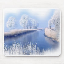 Winter Morning Mousepad by touchministry Winter Morning Mousepad