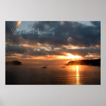 Winter Morning Poster