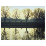 Winter morning reflection on Thames River, London, Flyers