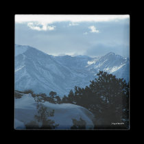 Winter Mountain Magnet magnets