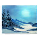 winter mountain scene posters