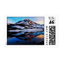 Winter Mountain Sunset postage by freespiritdesigns Winter Mountain Sunset postage