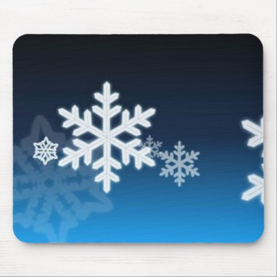 Winter Mouse Pad by WhiteyAndBlacky