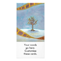 Winter movie unique film art original painting picture card