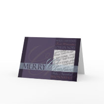 Winter Night • Christmas Photo Card Template by SabineStGreetings Winter Night • Christmas Photo Card Template