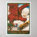 Winter Olympics Vintage Travel Poster posters