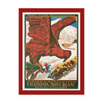 Winter Olympics Vintage Travel Poster Postcards