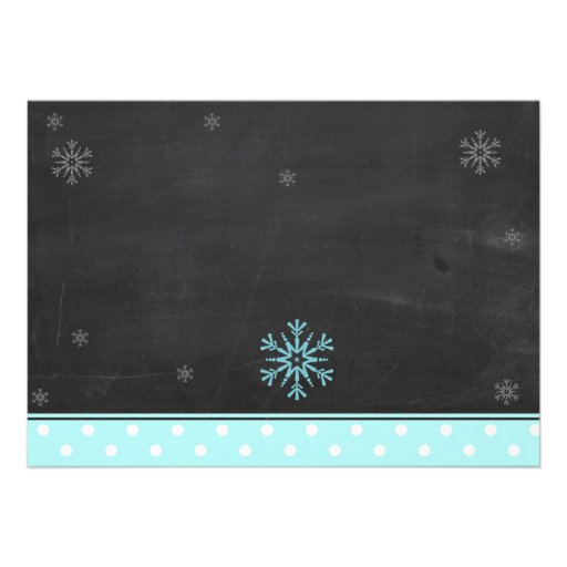 Winter ONEderland Birthday Invitation 5" X 7" Invitation Card