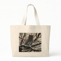 Winter Owl Tote Bag