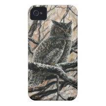 Winter Owl iPhone 4 Case-Mate Cases