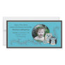 Winter Owls Baby Announcement Photo Card