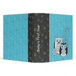 Winter Owls Baby's First Year Binder