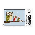 winter owls postage