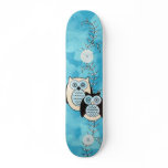 Winter Owls Skateboard