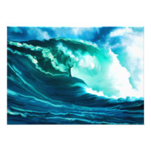 Winter Pacific Surf Custom Invites