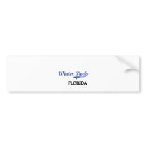 Winter Park Florida City Classic Bumper Sticker