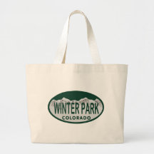 Winter Park license oval Bag