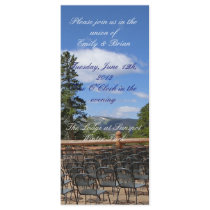 Winter Park Lodge program Custom Rack Card