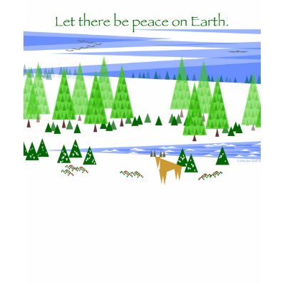 Winter Peace Tee Shirts by jerryjindrich