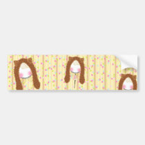 Winter PenGirl Bumper Sticker bumper stickers