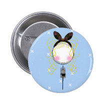 Winter PenGirl Button buttons