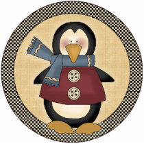 Winter Penguin Christmas Tree Ornament photo sculptures by CowPieCreek Winter Penguin Christmas Tree Ornament photo sculptures