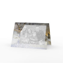 Winter photo card
