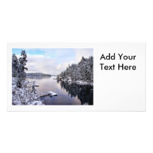 Winter Picture of Snow Picture Card