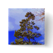 Winter Pine button
