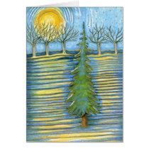 "Winter Pine" Card cards