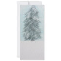 Winter Pine Tree - Acrylic Painting rack cards