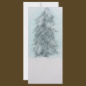 Winter Pine Tree - Acrylic Painting rack cards by OutdoorArt Winter Pine Tree - Acrylic Painting rack cards