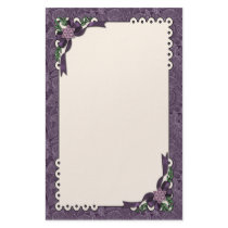 Winter Plum Poinsettia stationery by Spice Winter Plum Poinsettia stationery