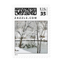 winter pond postcard stamp by bluerabbit winter pond postcard stamp
