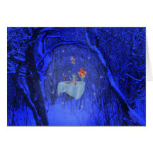 Winter Portal Greeting Card