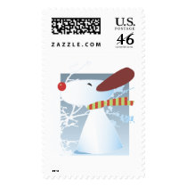 Winter Pup postage by Okaggi Winter Pup postage