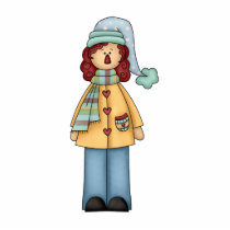 winter rag annie photo sculptures