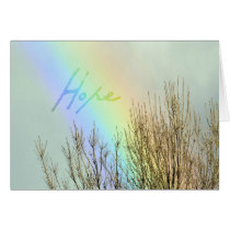 Winter Rainbow Hope cards