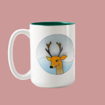 Winter Reindeer mugs