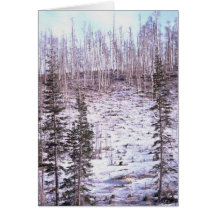 Winter Rise Greetings Card