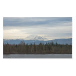 Winter River View Sticker