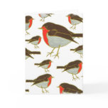 Winter Robins Christmas Card add your own message Winter Robins Christmas Card add your own message