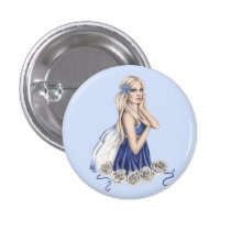 Winter Rose Fairy Button buttons