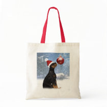Winter Rottweiler Puppy Bag - Lookie A Babuble