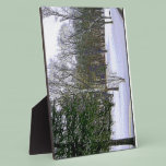 Winter Scape with Yellow Border plaques
