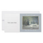 Winter Scene 2 Photo Card Template