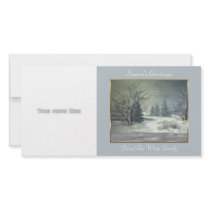 Winter Scene 2 Photo Card Template photo cards by mickeyelvis128 Winter Scene 2 Photo Card Template photo cards