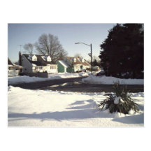 Winter scene 2 post card